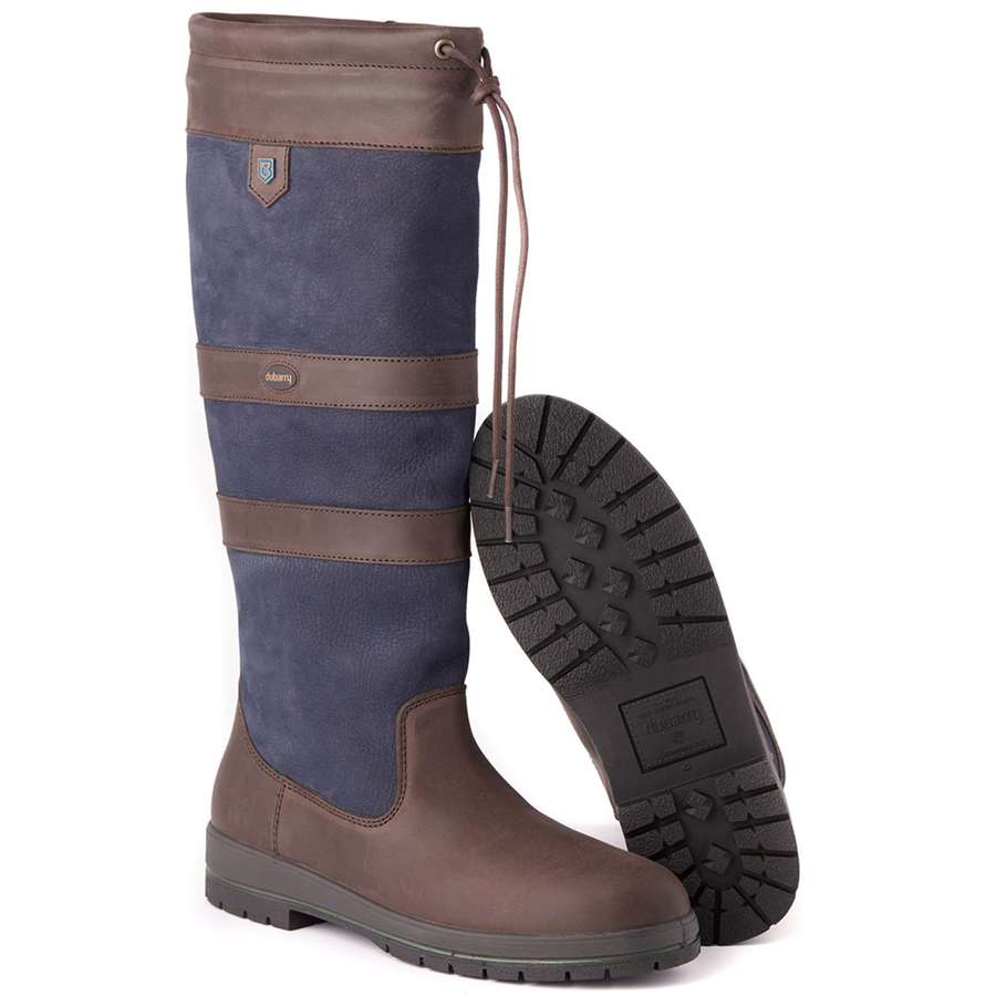 Dubarry Galway Boots- Navy/Brown 38 (5) 2